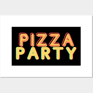 Fun pizza lover party Posters and Art